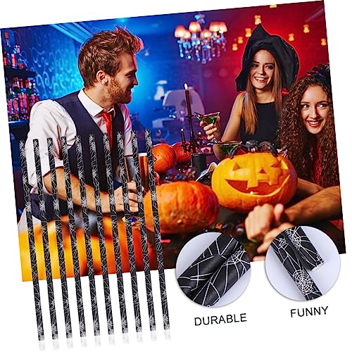Bestoyard 50 pitillos de papel halloween miniatura 2