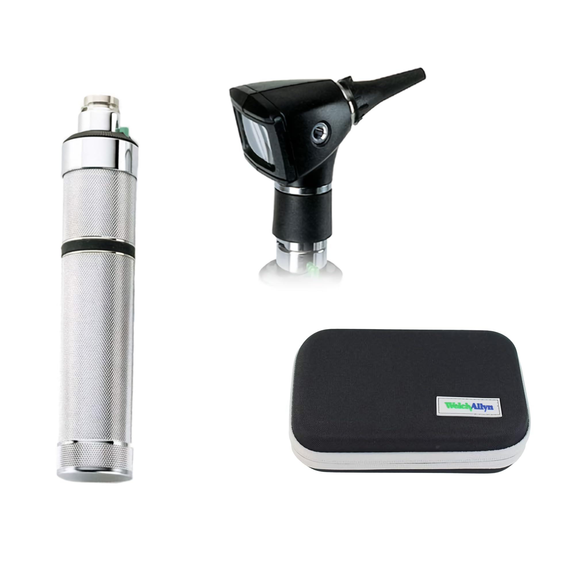 We|ch A||yn 3.5 V Diagnostic Halogen HPX illumination with fiber optic Otoscope Professional Otoscope Full Set 25282-C (Helogen non-Rechargeable Set)