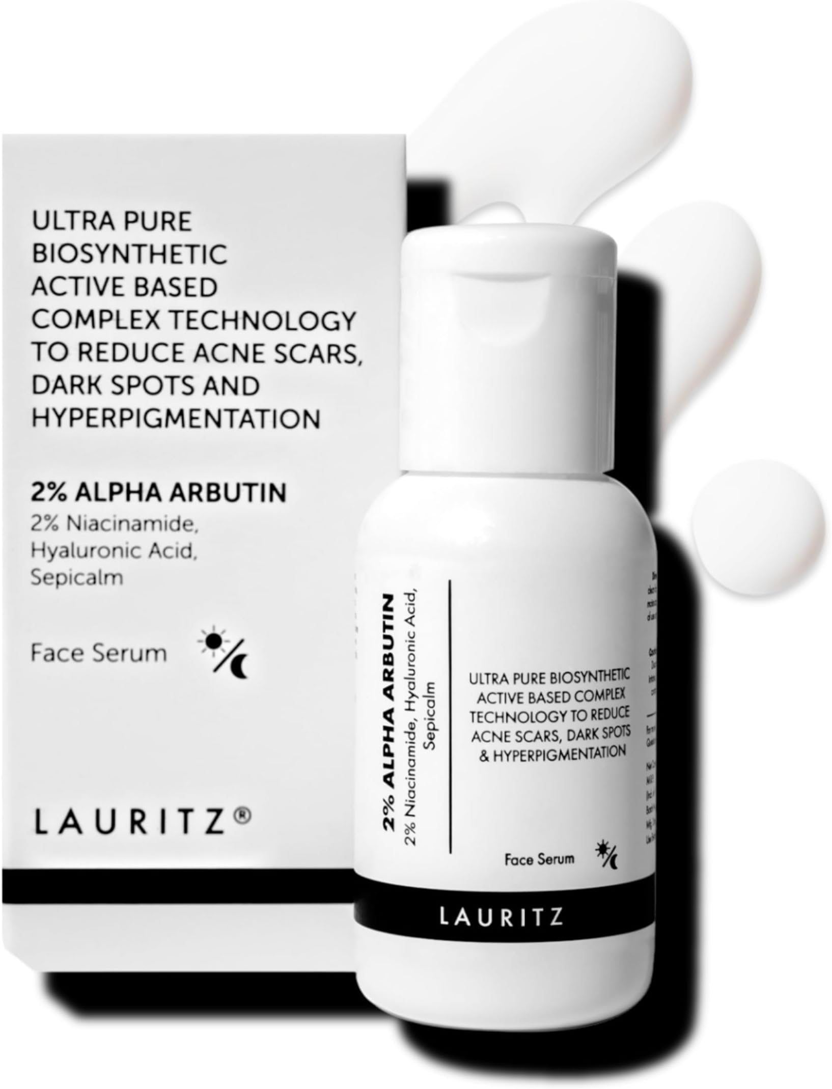 Lauritz 2% Alpha Arbutin Brightening Serum | Advanced Treatment for Hyperpigmentation, Dark Spots, Acne Marks & Melasma | Evens Skin Tone & Improves Texture | Beginner Friendly | Suitable For All Skin Types | For Women & Men | 30ml