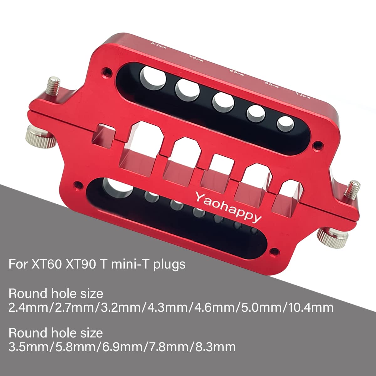 Yaohappy Aluminium Welding Soldering Isolating Station Jig RC Tools for XT60 XT90 Deans T Banana Plug Connector - Image 4