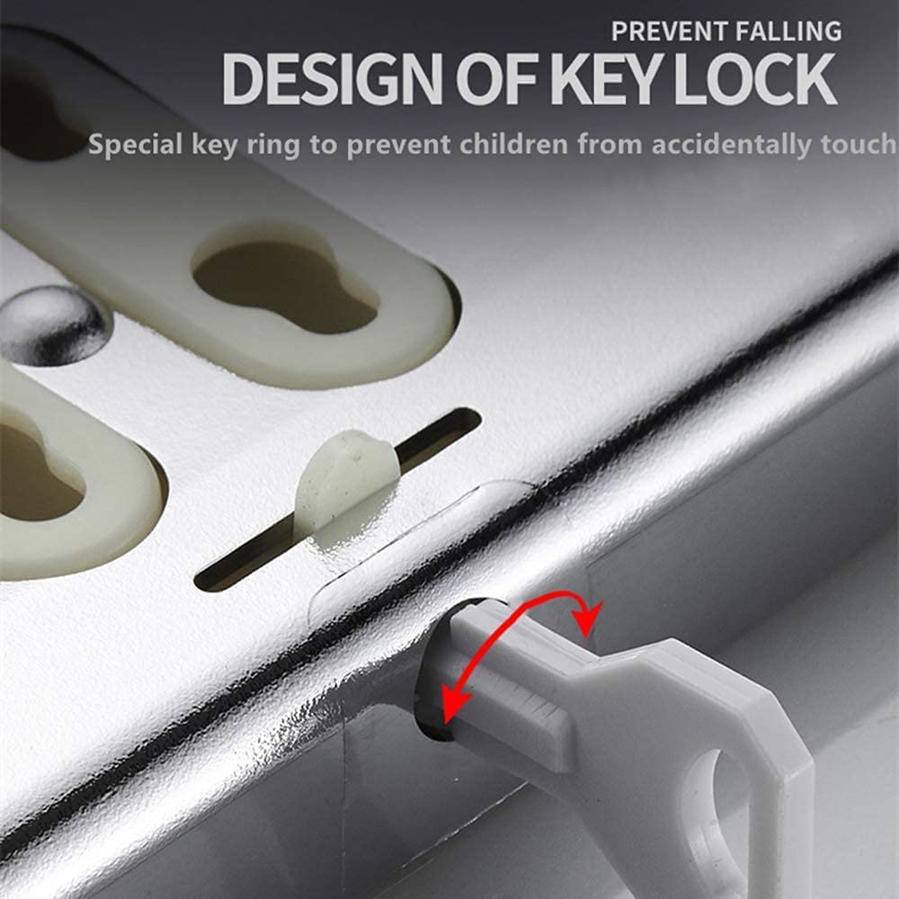 prosfalt 3 in 1 Chamber Clear Wall Mounted Bathroom Shower Pump Dispenser and Organizer-Holds Shampoo, Soap, Conditioner, Shower Gel, for Bathroom Kitchen Hotelï¼ˆ3 Chamber, Clearï¼‰