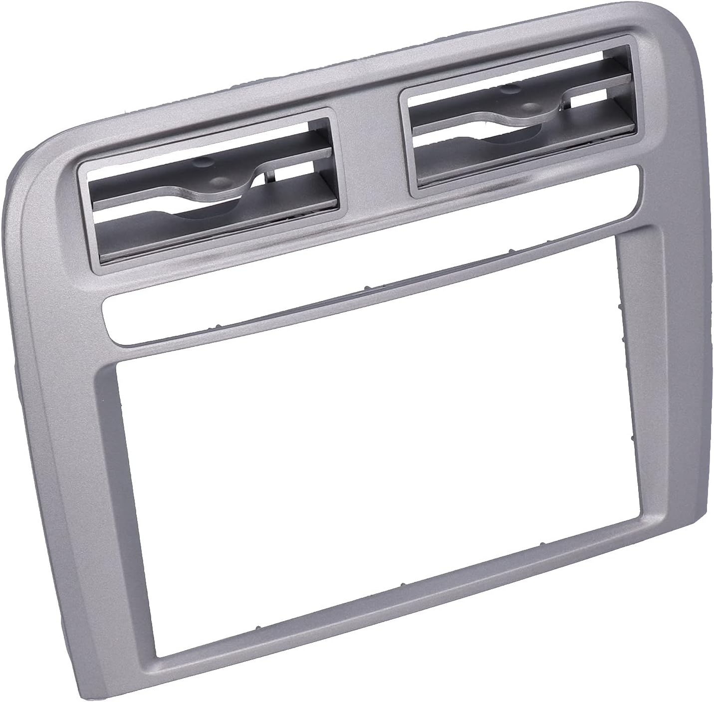 2Din Radio Stereo Fascia Frame, Car CD Panel Trim, Replacement for PuntoLinea/, ABS Material, Integrated Fitment with Original Dashboard, Includes Mounting Accessories