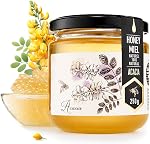 HONIGMA® Raw Sunflowers Honey | Exquisite Taste | 100% Pure | Unpasteurized | Unfiltered | Partially crystallized | 250g/8.8oz