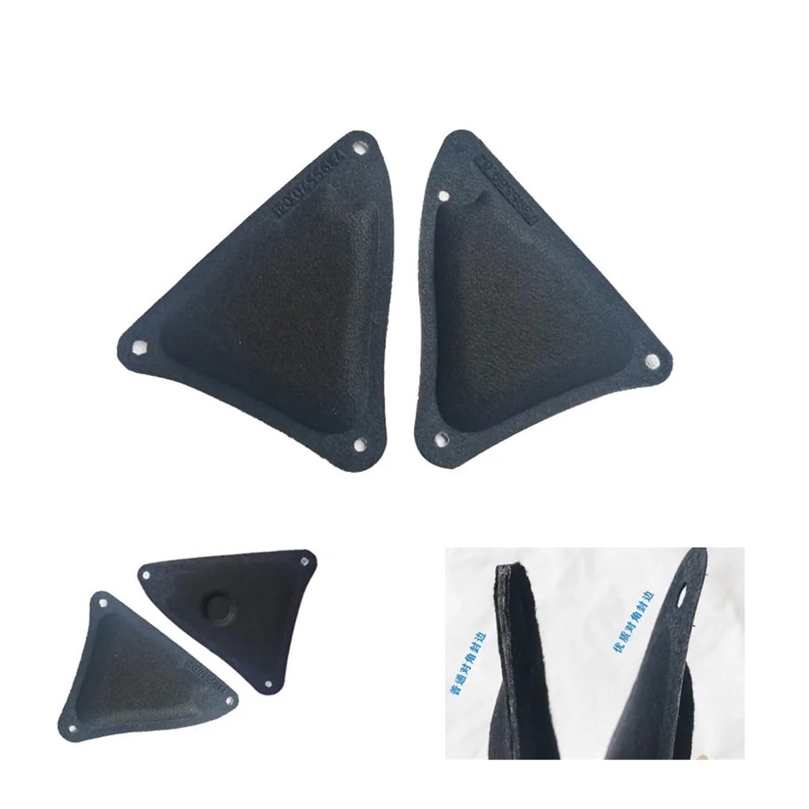 Dlkaddkgf F Pur 2Pcs Car Front Hood Engine Firewall Mat Pad Cover Deadener Heat Sound Noise Insulation Cotton Compatible For Bmw X3 G01 X4 G02 2018-2021
