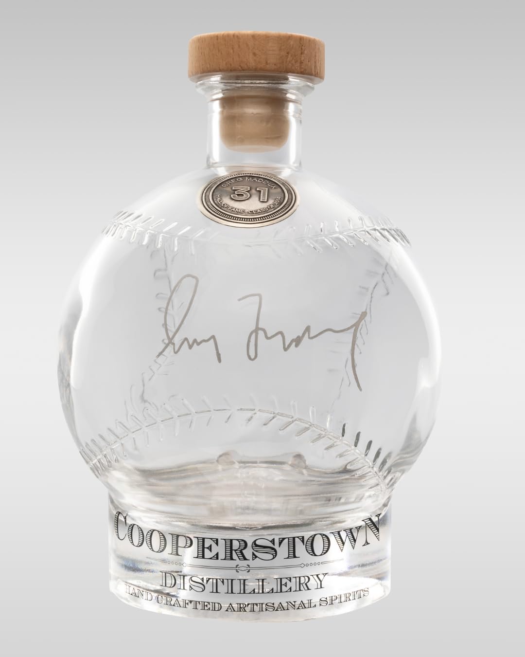 Cooperstown Distillery Greg Maddux National Baseball Hall of Fame Liscensed Engraved Signature Series Decanter | 750mL