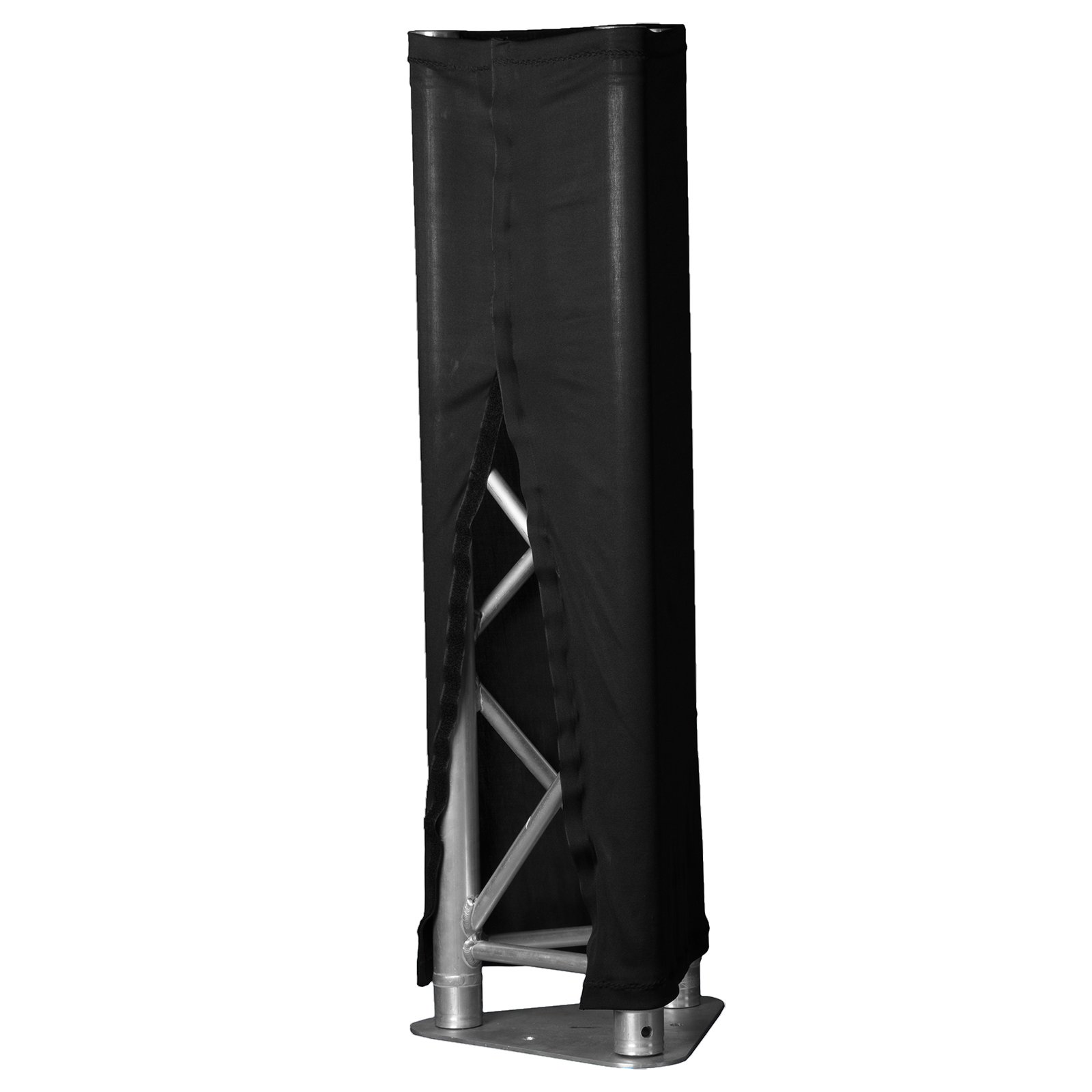 eXpand® Trusscover, copertura per traversa, 2 m, nero con chiusura in velcro – Rivestimento F33 e F34 Truss? Hook and Loop 210g Stretch