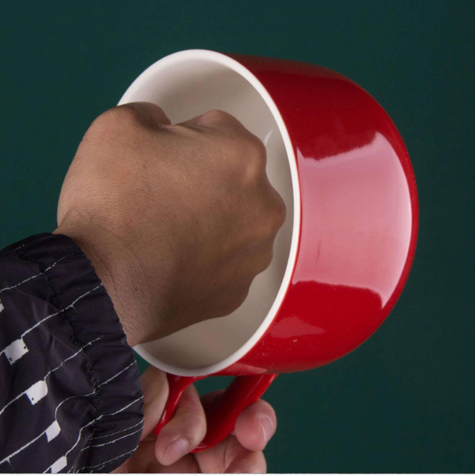 La taza de sopa, Taza grande for sopa, taza de café con asa, cuencos de cerámica for sopa de cereales, apta for lavavajillas y microondas, taza de desayuno for leche, té, bocadillos, helado(Blu)
