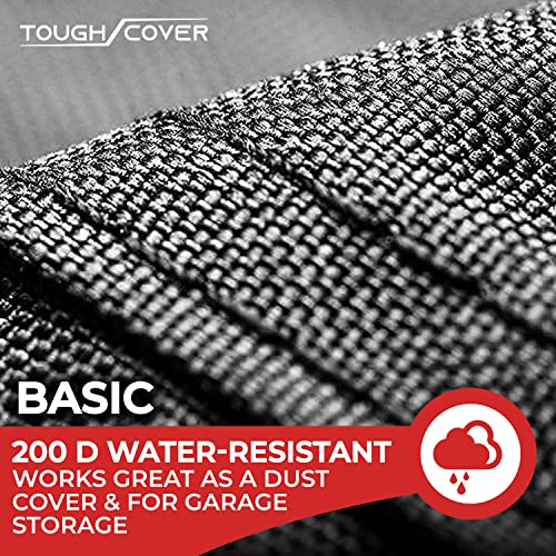 Image of Tough Cover Basic Edition ATV Cover, Heavy Duty 210D Marine Grade Fabric, Quad Cover for Kawasaki, Honda, Polaris, Yamaha, and More. Protection Against Water, Wind, UV. 4 Wheeler Accessories (Black)