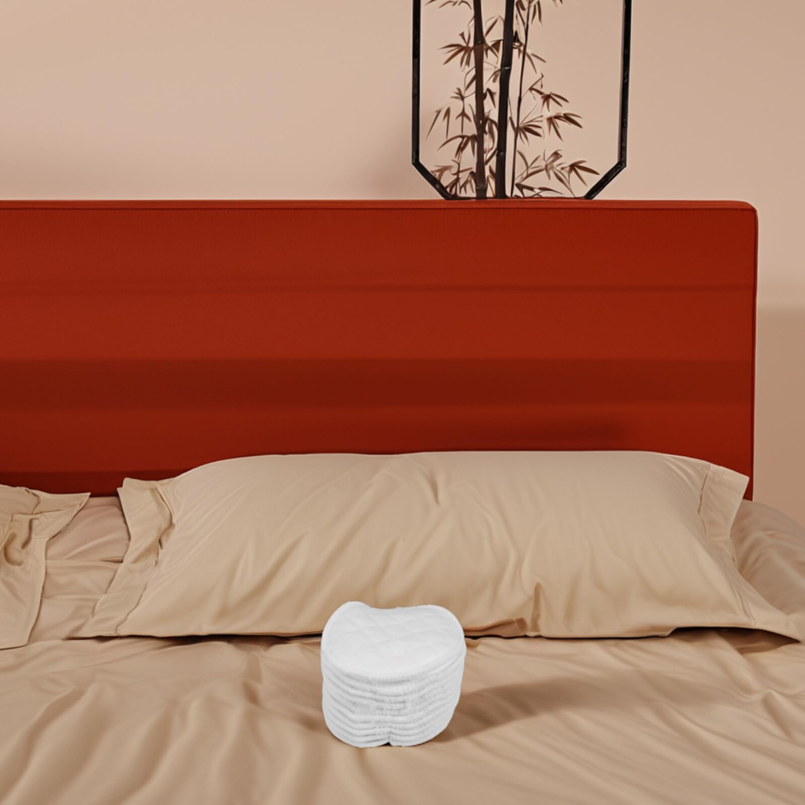 GALPADA 20 Pezzi Coppette Assorbilatte in Cotone Riutilizzabili Bianche, Lavabili e Assorbenti per Allattamento, per Uso Diurno e Notturno e Cura Post Parto