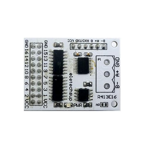 Miniatura 13 de Placa de interruptor de control IO de 16 canales RS485 RS232 (TTL) PLC Modbus Rtu Modbus Rtu para 5V 12V 24V Relay Board Motor LED