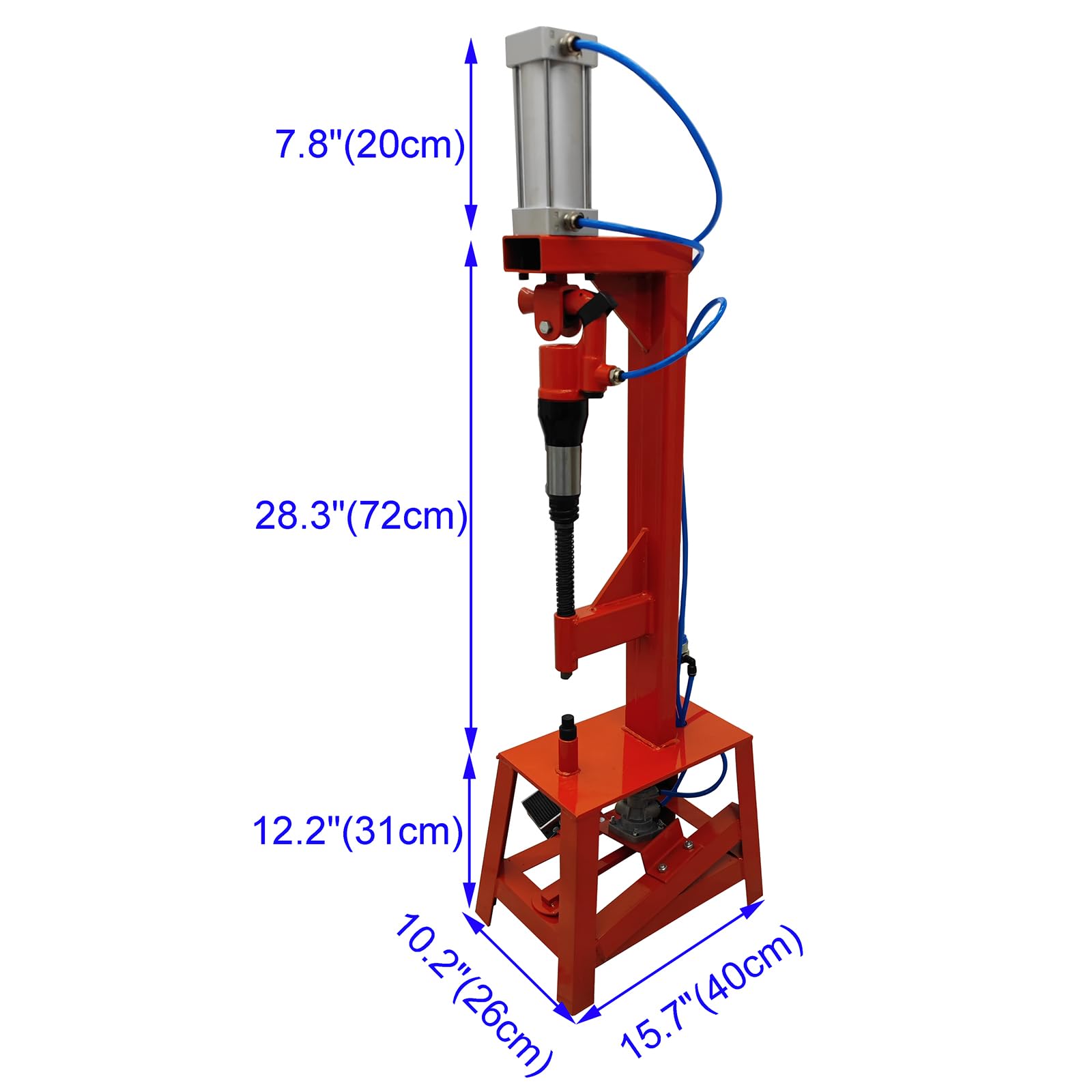 INTSUPERMAI Pneumatic Brake Shoe Riveting Machine Brake Pad Riveting Machine Pneumatic Brake Pad Shovel and Riveting Machine