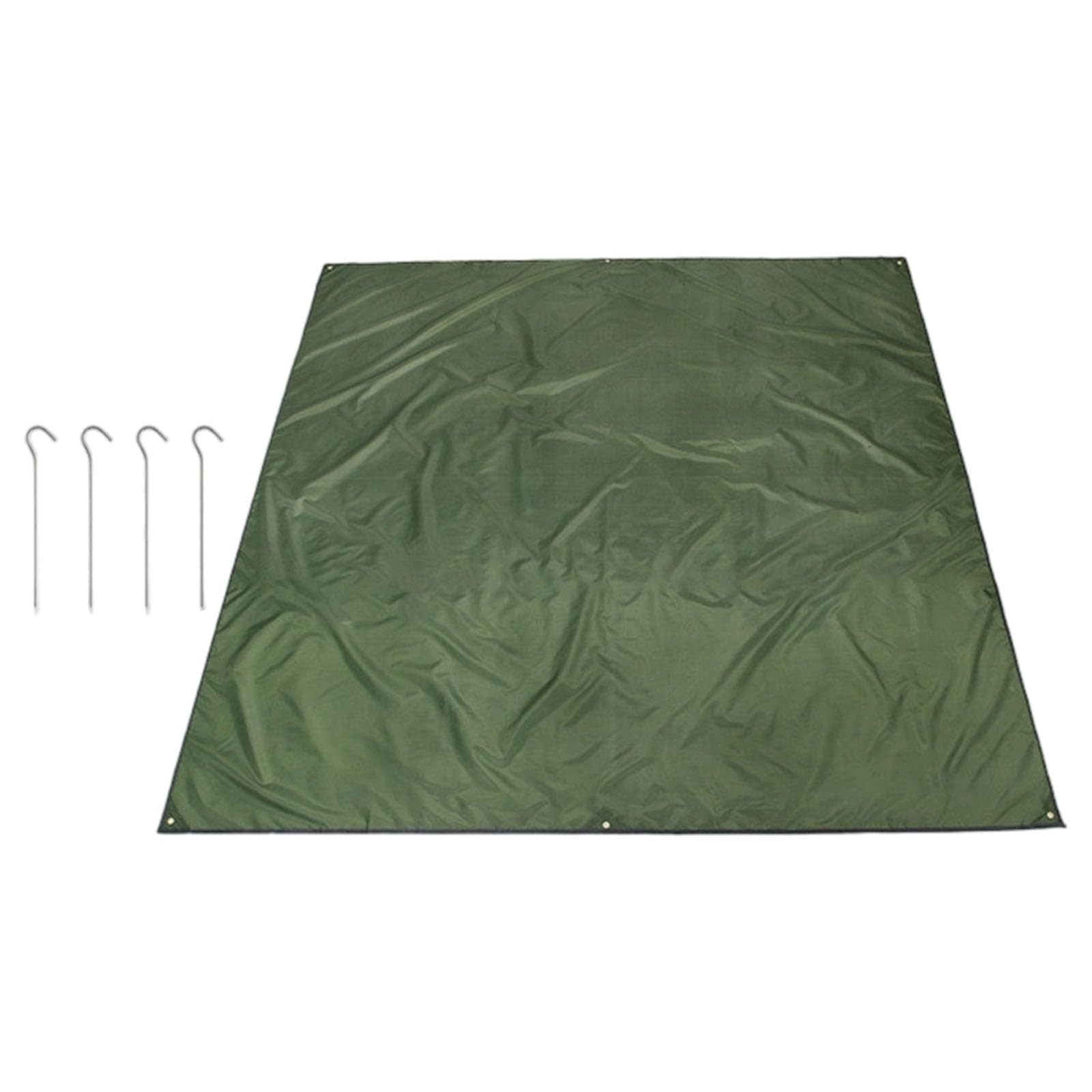 Tsophreniq Large Bean Green Tarps Set Canopies Tarps Tent Shade Portables Rain for Tent Picnics and Beach Use Heavy Type Oxfords