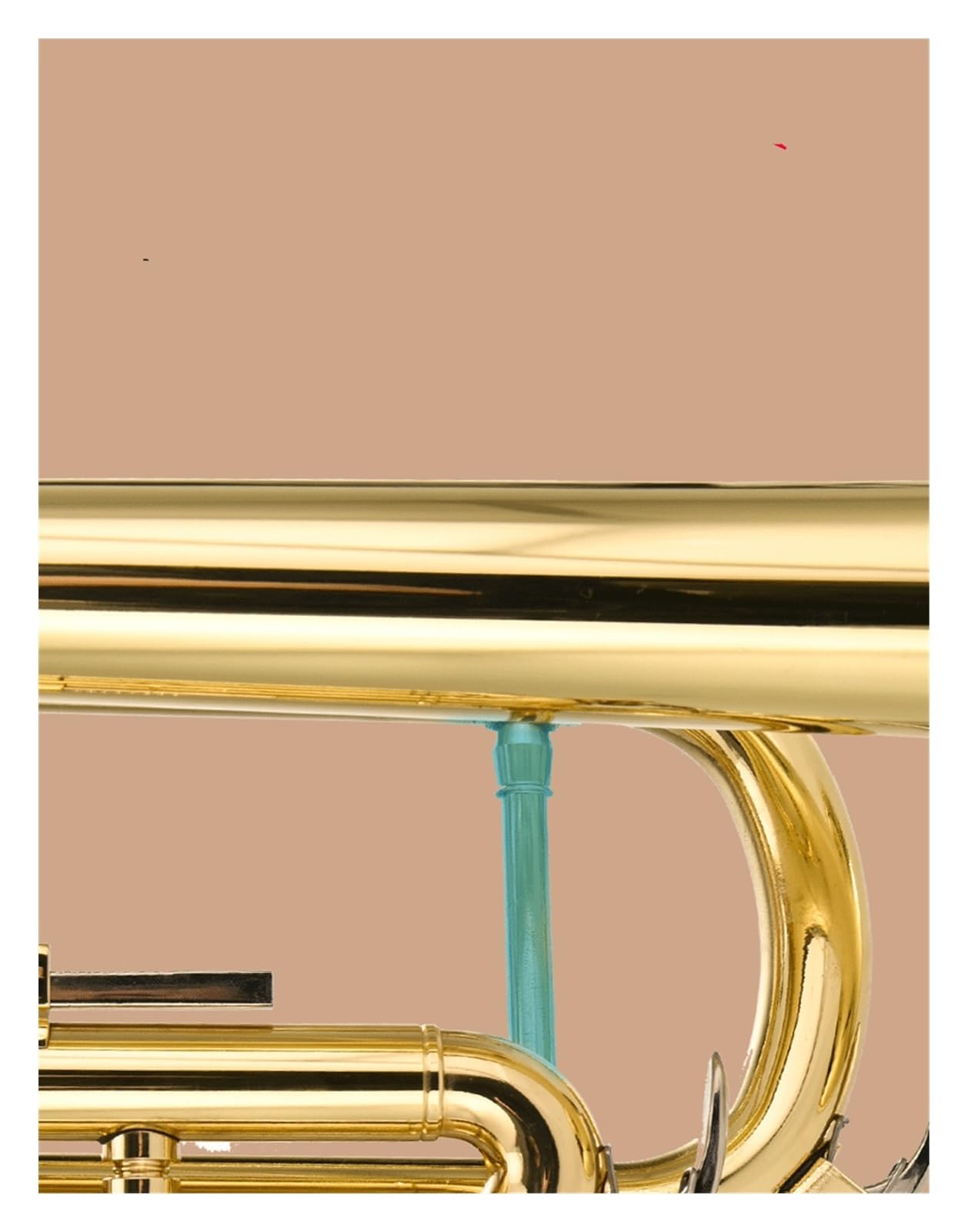 trąbka instrument Trąbka mosiężna w kolorze B-dur, podstawowe złoto