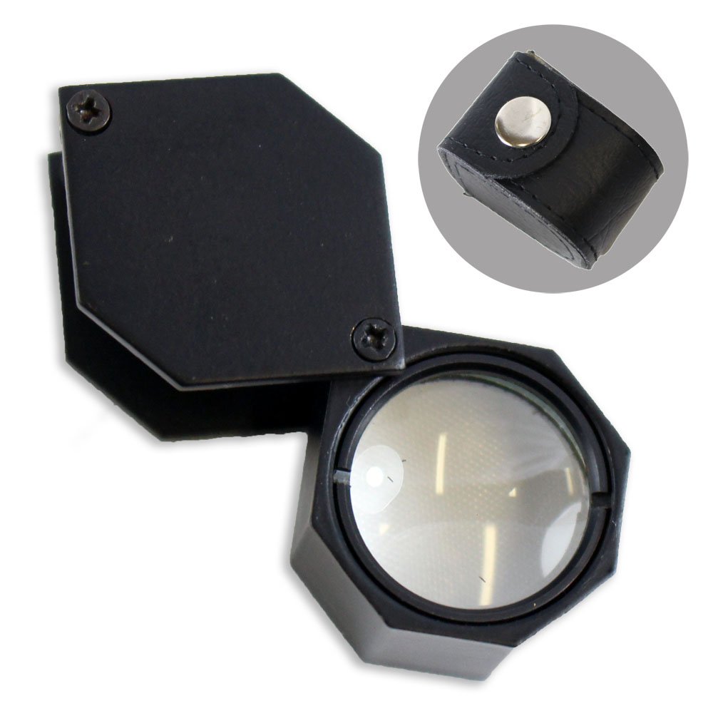 MAXIMIZE Hexagonal Loupe | 10X Magnification Power | 21mm (0.8