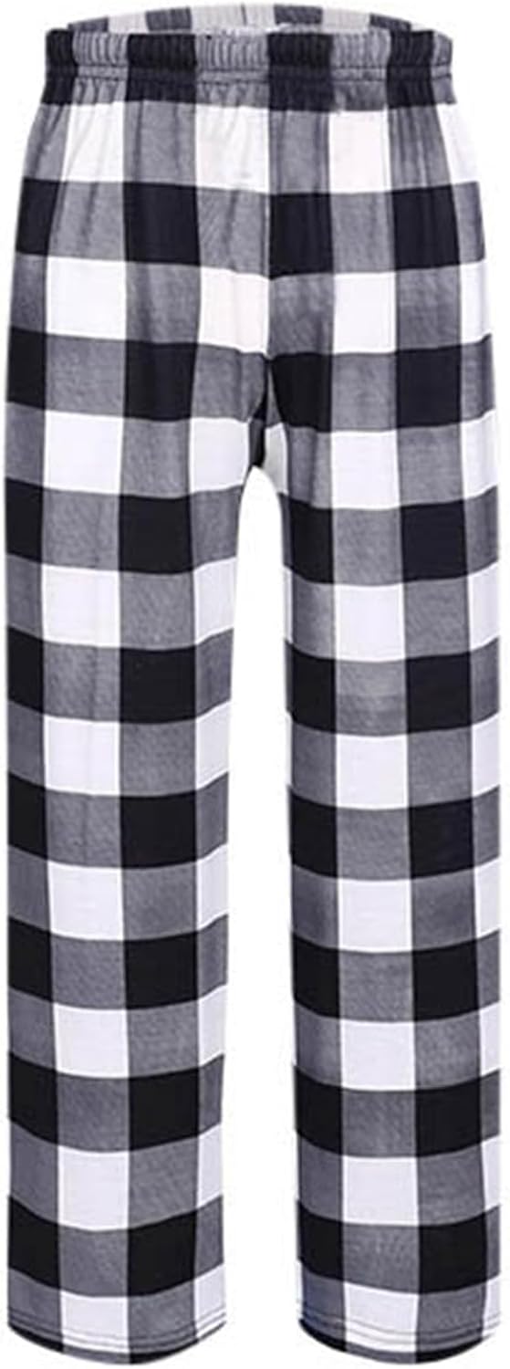 Kinder Pyjama Hose Lang - Bequeme Karo Schlafhose Für Jungen & Mädchen