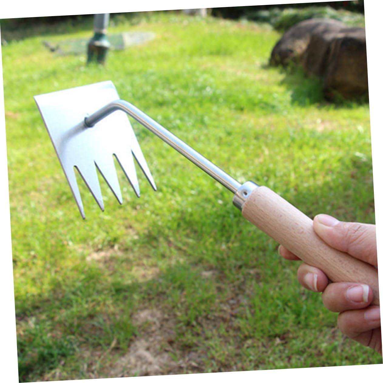 VICASKY 4pcs Weeder Tool for Gardening Multi-Function Puller Handle for Removing Grass and Moss Gardens and Lawns