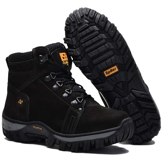 Bota Adventure Coturno Masculino Trail Spiller Shoes Casual - Preto