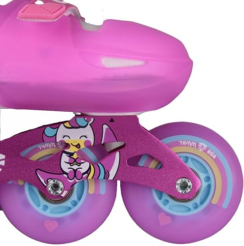 Miniatura 4 de Flying Eagle L6 Lumos Jr. Kids Skates - Light Up Roller Skate, Adjustable Kids Inline Skates for Girls and Boys, Rollerblading, LED Wheels Skate for