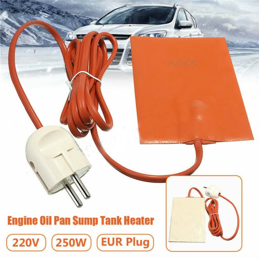 KIMISS Coussin Chauffant pour Moteur de Voiture, Coussin Chauffant D'hiver Chauffe-moteur étanche Antigel Coussin Chauffant pour Carter D'huile de Voiture Chauffe-réservoir de