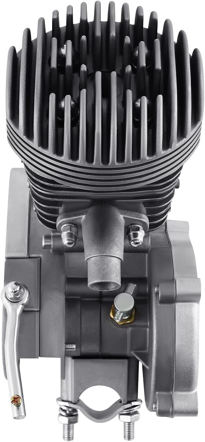 Samger 100cc 2-Stroke Engine Only For Motorized Mountain Bicycle 26" 28 Road Bike Silver
