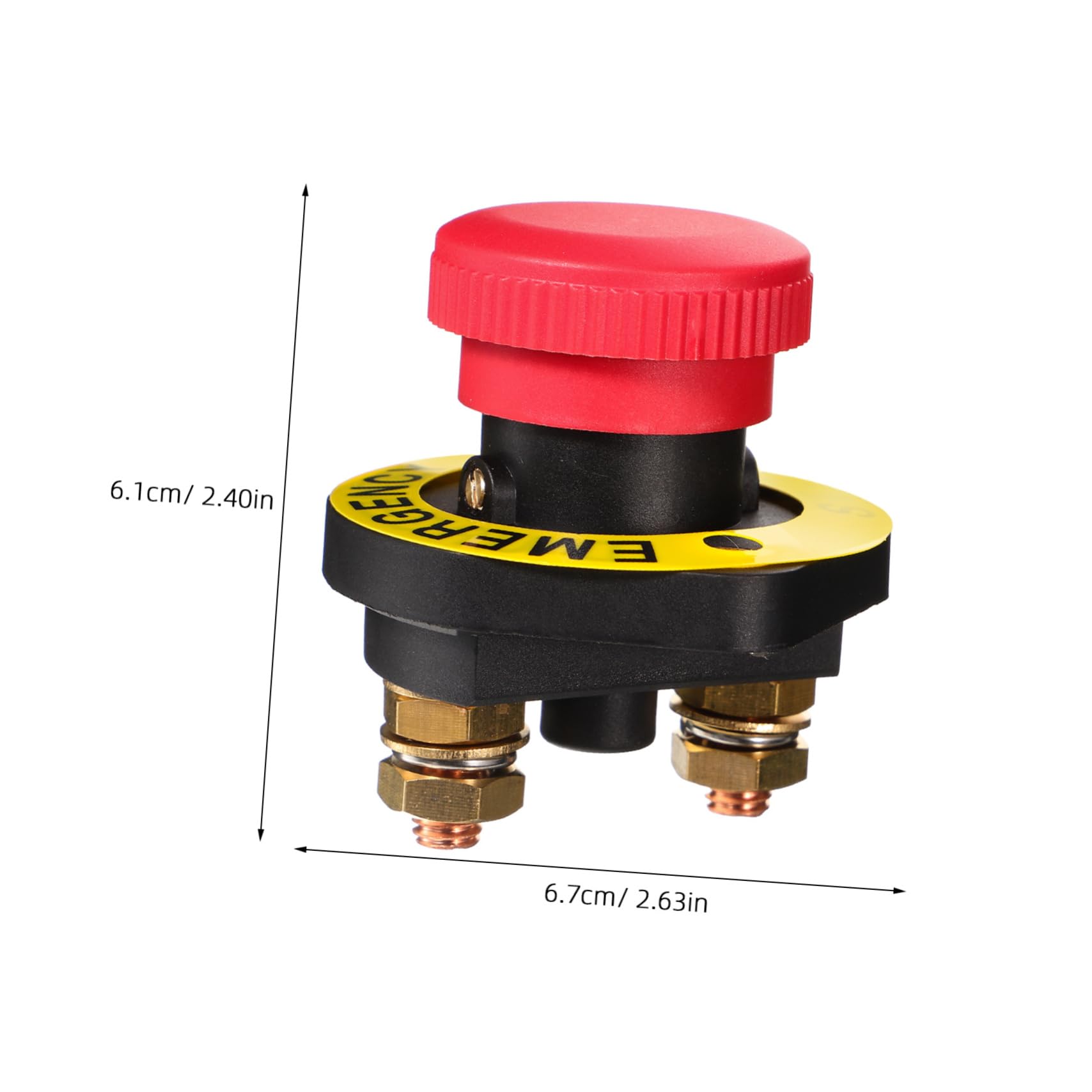 Zerodeko Universal Automotive Marine Battery Disconnect Power Cutoff Vehicle Main