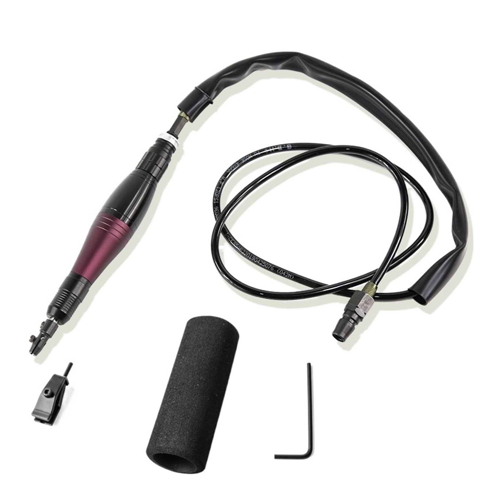 CUDTAPI Air Grinder File Ultrasonic Air File Grinding Machine Saving Polishing And Trimming Reciprocating Reciprocating Filing Tool(06U)