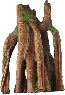Aquarium Resin Tree Trunk Ornament, Lifelike Driftwood Decor, Length Assorted Branches Sunken Tree Trunk Resin Fish Tank Decoration
