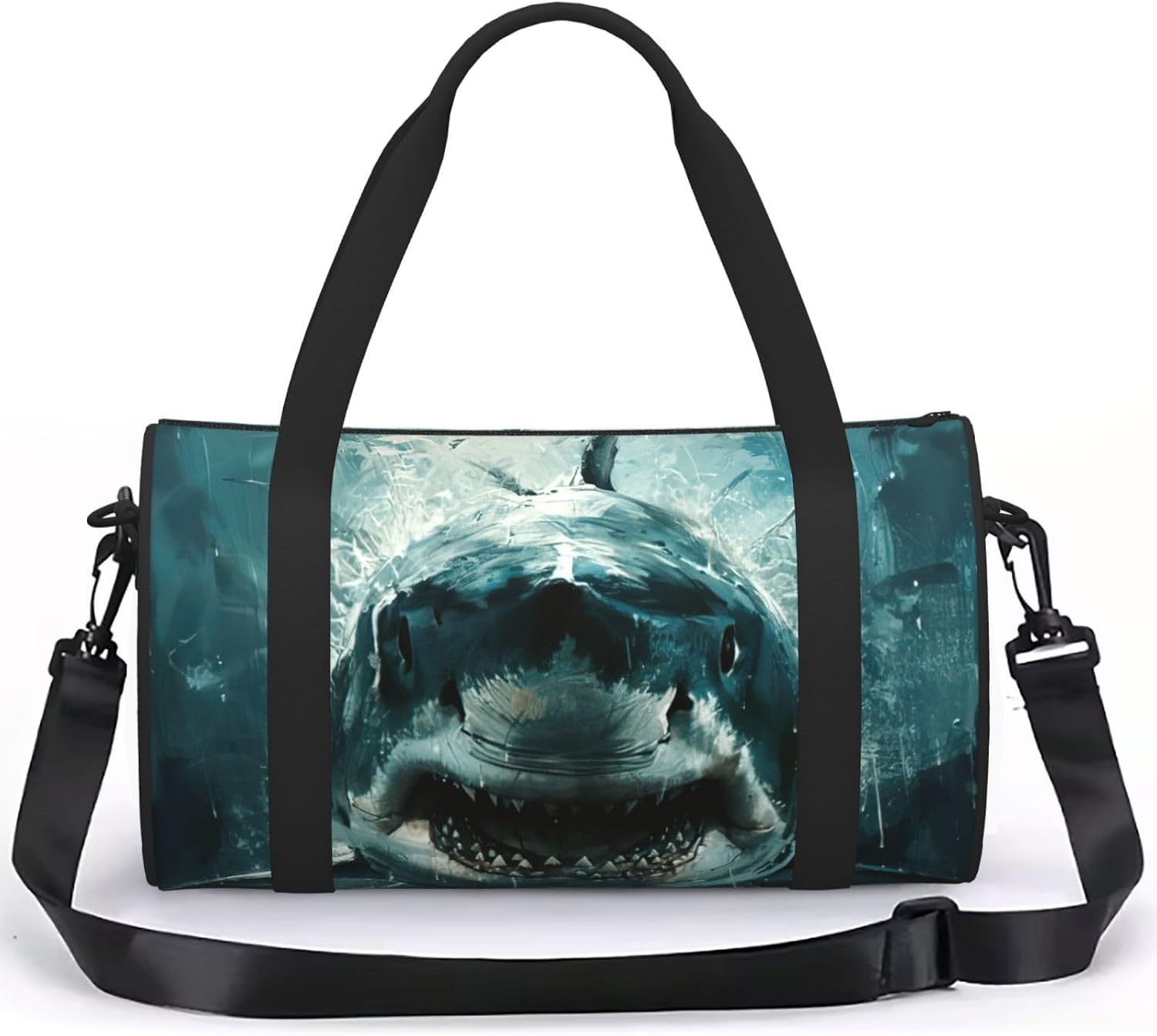 Shark Cum Print Sports Tote Bag Lightweight Water-Resistant Gym Backpack Travel Supplies