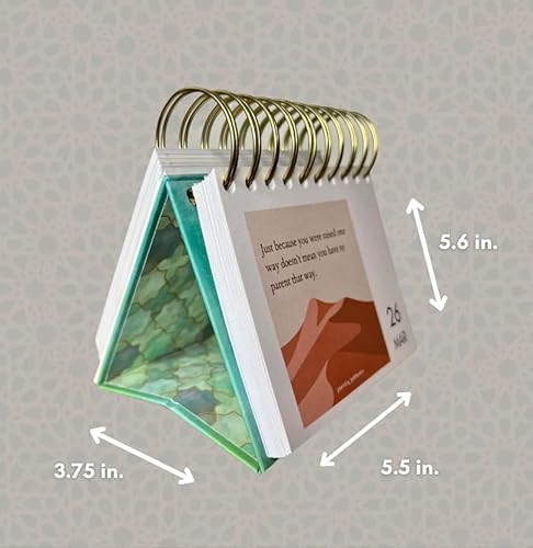 Miniatura 8 de Parenting Pathfinders® Calendario diario perpetuo de escritorio sin fecha, calendario inspirador y de apoyo Page-A-Day para padres y cuidadores (5.5