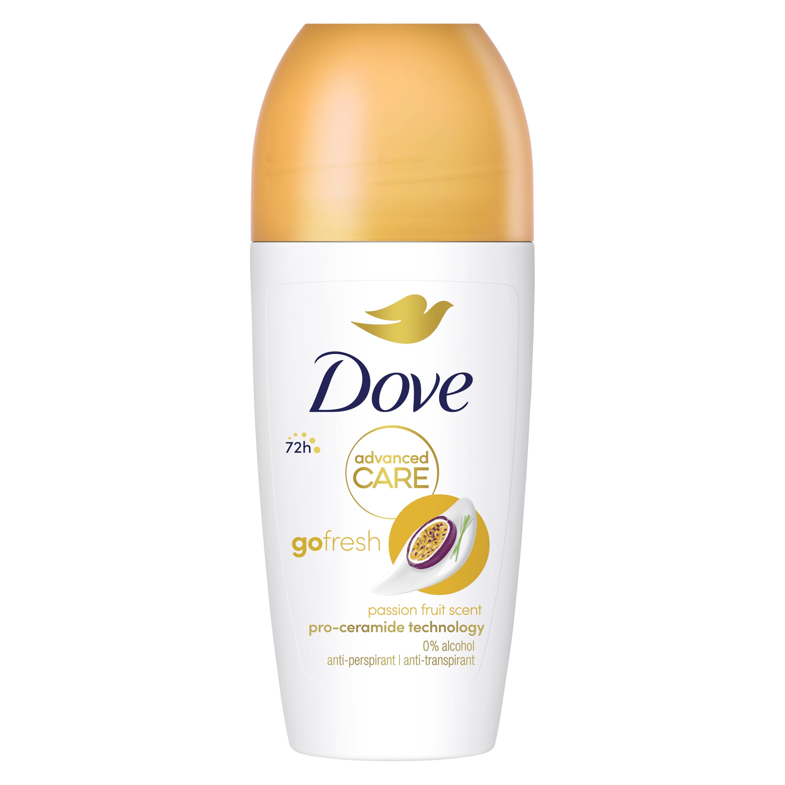 Dove Women's White Roll On 'Antiperspirant' Passion Fruit 72H, 12X 50Ml In