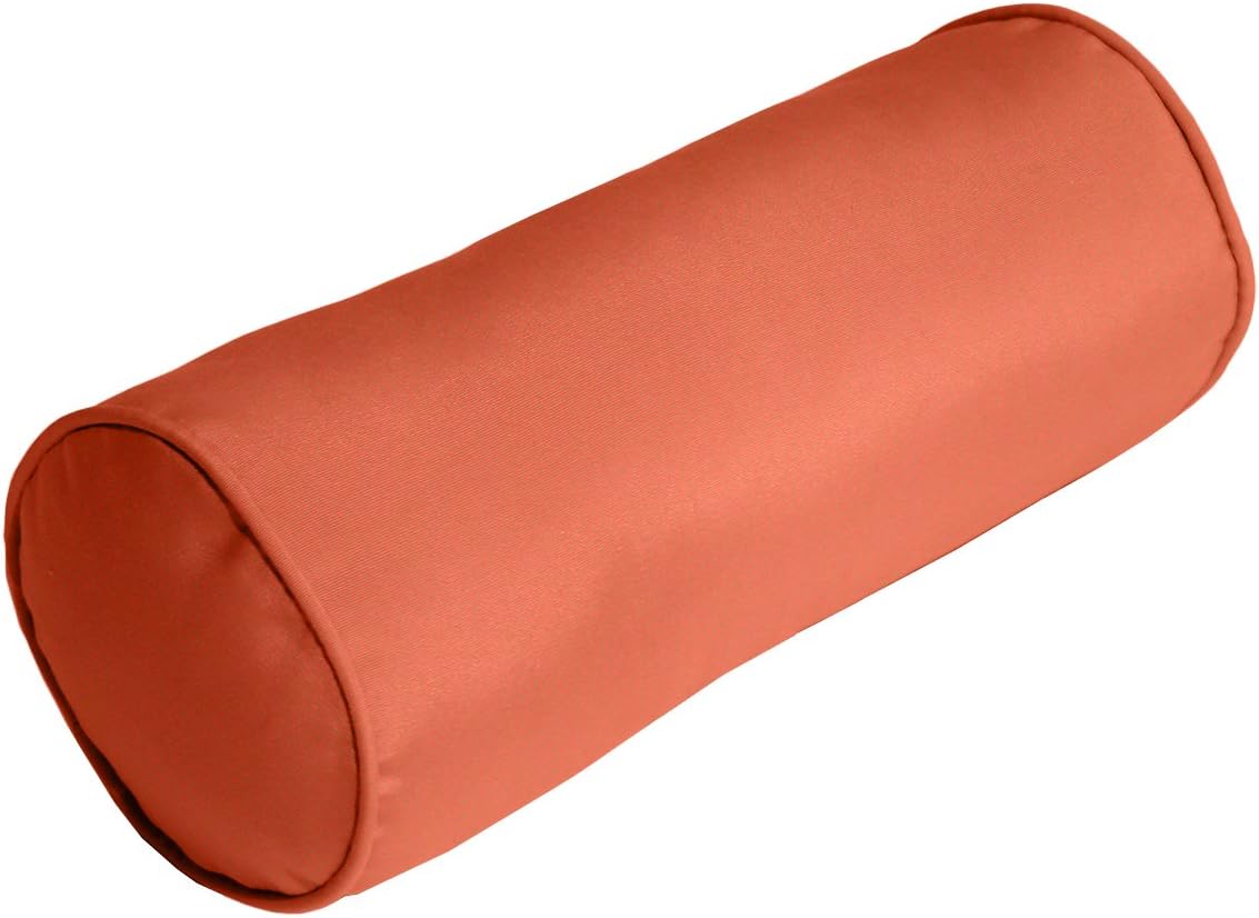 Comfort Classics Sunbrella Outdoor/Indoor Bolster Pillow in Canvas Brick Inc.