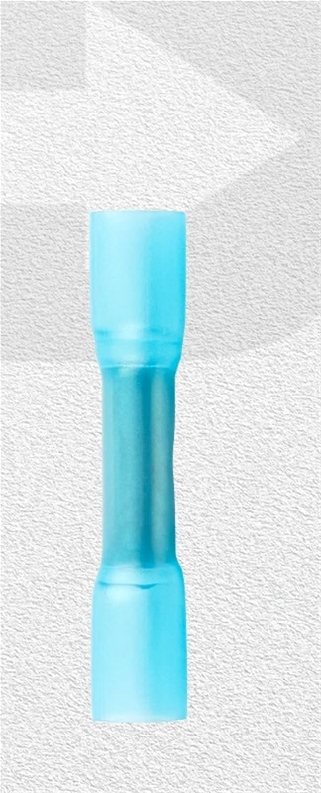 50/200Pcs Heat Shrink Tube Butt Wire Connectors Waterproof Insulated Car Electrical Cable Crimp Terminals AWG 26-10 0.3-6.0mm2(Blue,10pcs)