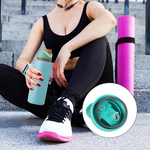 Miniatura 7 de AYWFEY 6 anillos de sellado de tapa de goma de repuesto + cepillo de limpieza + pinzas de codo, junta de repuesto, accesorios de botella de repuesto