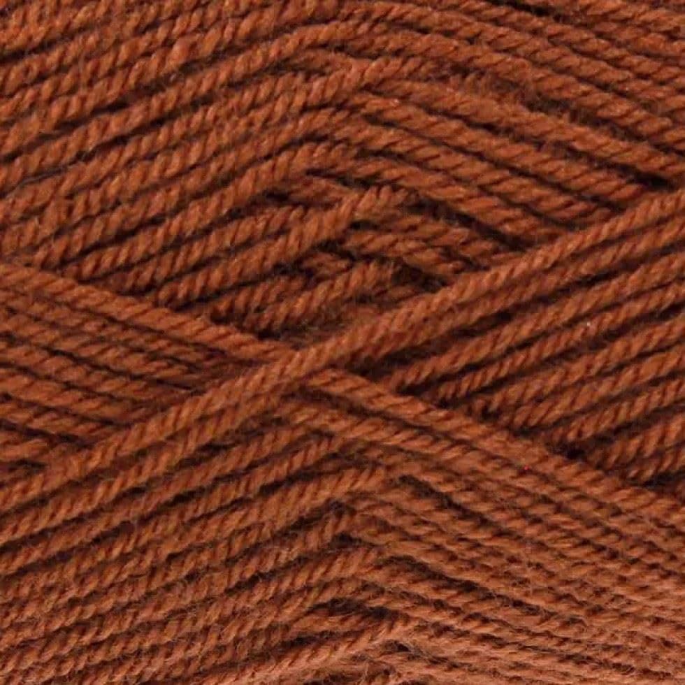 King Cole Pricewise DK Yarn - 3383 Chestnut - Value Pack 12 x 100g Balls - 282 Metres per Ball — image 1