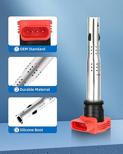 Vista 2166 de ECCPP Bobinas de encendido portátiles de repuesto para automóvil compatibles con Infiniti I30/para Nissan Maxima 3.0L V6 2000-2001 Reemplazo