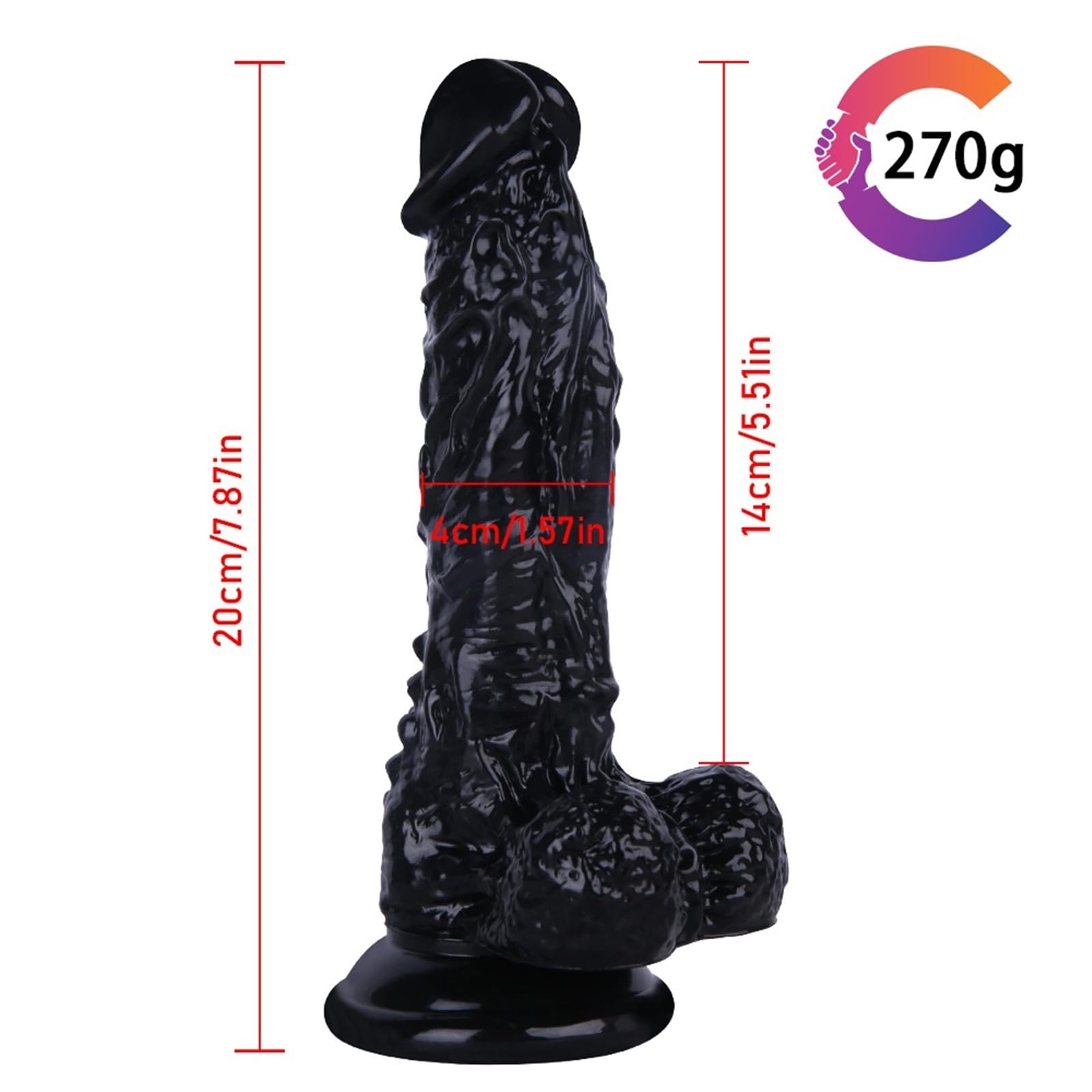 Fallo XXL Fallo Anale Fallo Naturale Con Potente Ventosa Realistico E Glande Giocattolo Sessuale for Coppie Replica Perfetta Del Pene