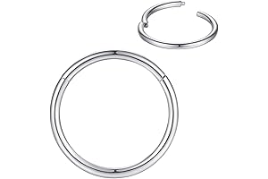 316L Surgical Steel Nose Rings Hoop Septum Clicker