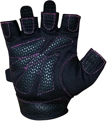 Miniatura 3 de Meister Guantes de levantamiento de pesas Fit Grip para mujer con piel Amara lavable