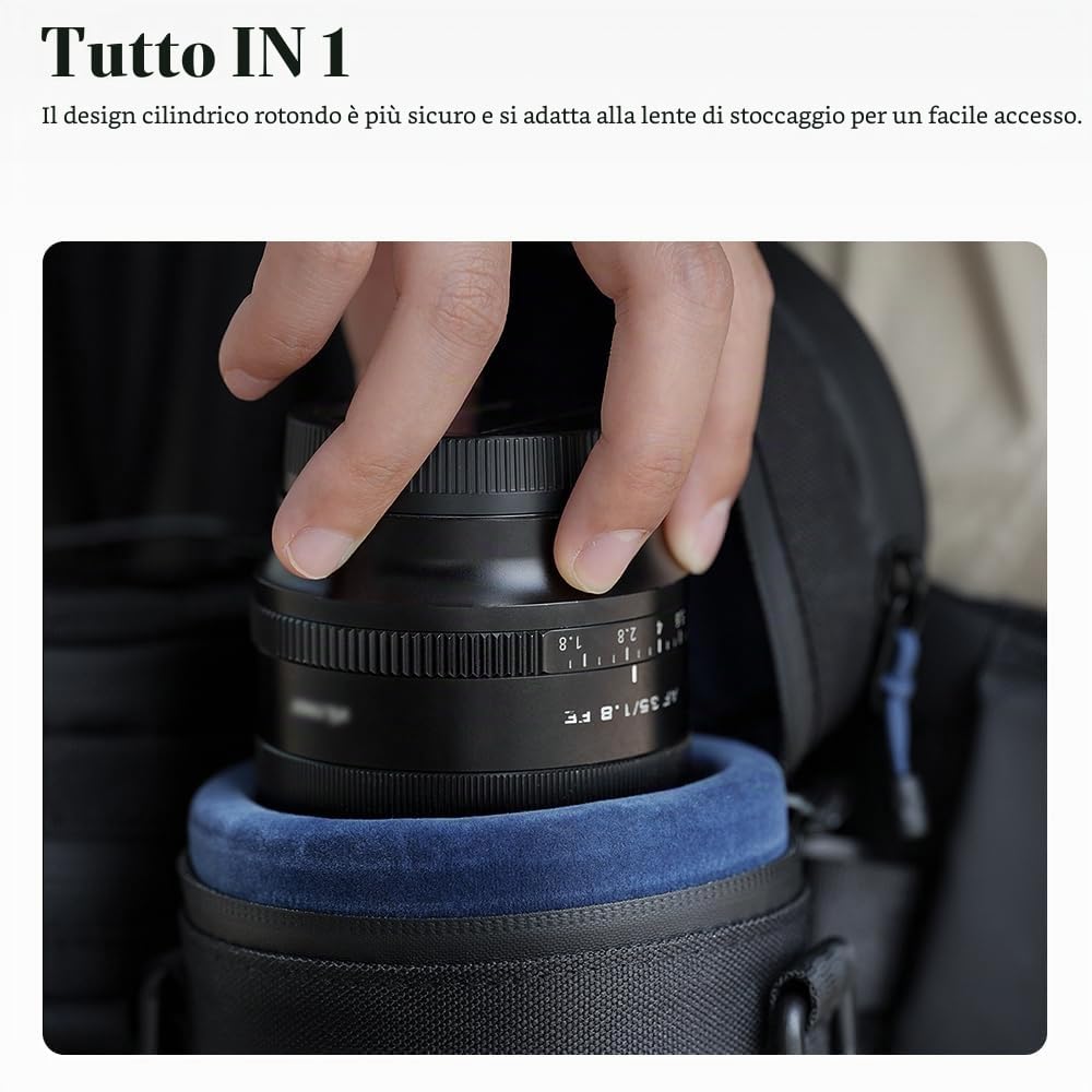Ambitful Custodia Obiettivo Spessa, Impermeabile/Antipolvere/Antiurto per Sony Nikon Canon Fujifilm Tamron