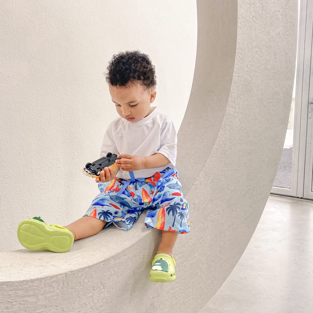 LACOFIA Zuecos de jardín para Infantil niños Sandalias Clogs de Playa/Piscina Antideslizantes Zapatillas de Verano para niños