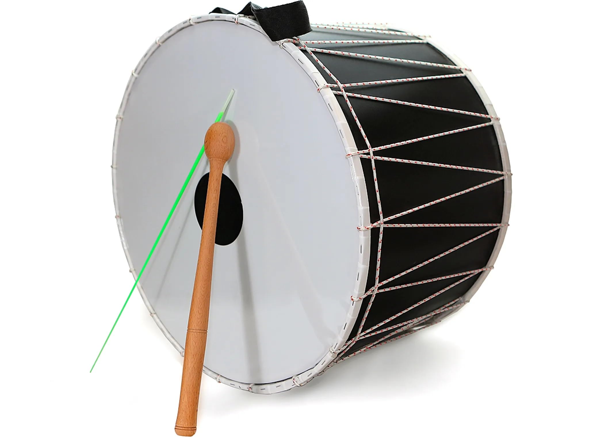 DAVUL Dhol Dhol - Batteria orientale, 53 cm, 100% fatta a mano
