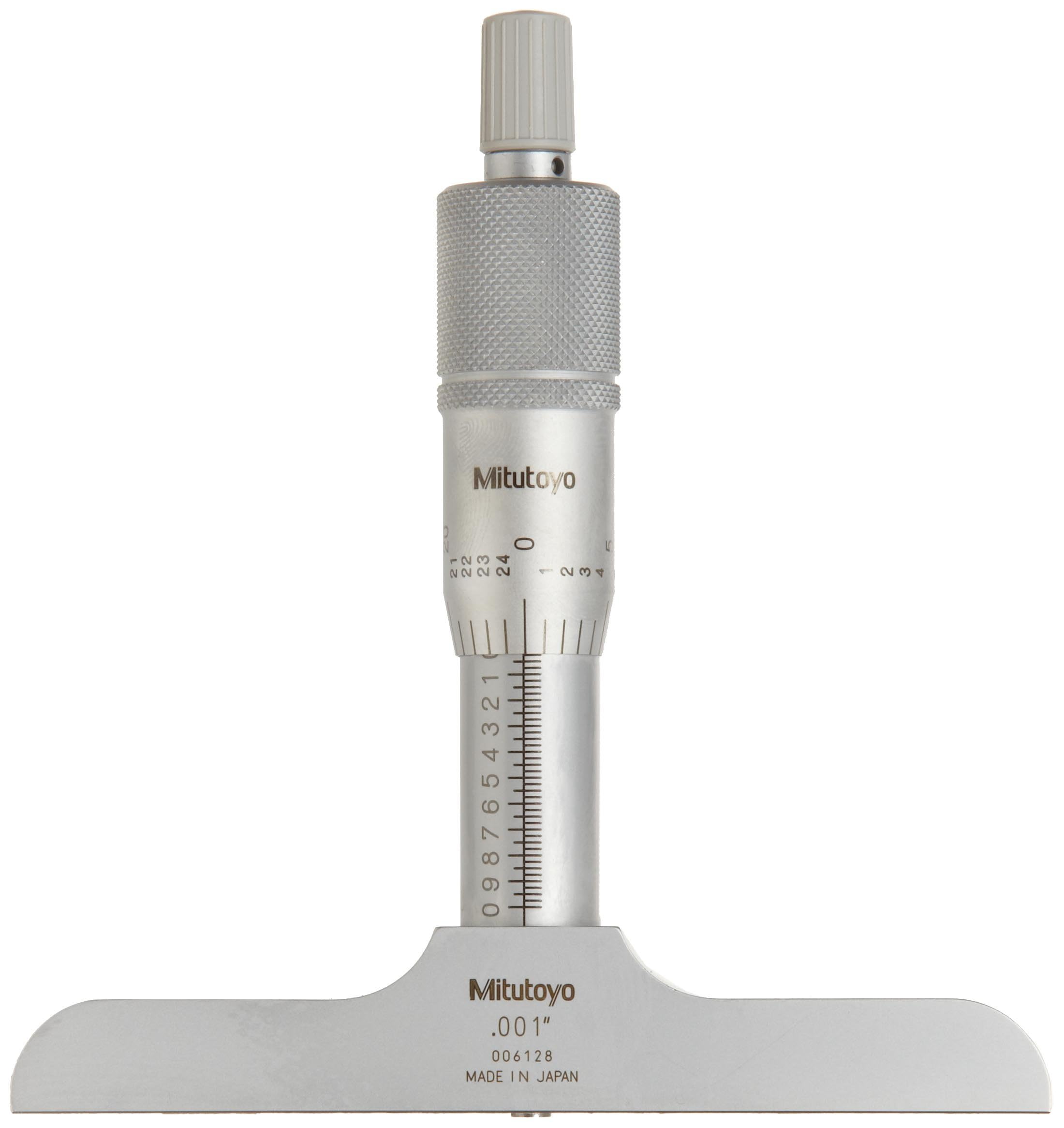 Mitutoyo 128-105 Tiefenmessschraube, 0-1 Zoll