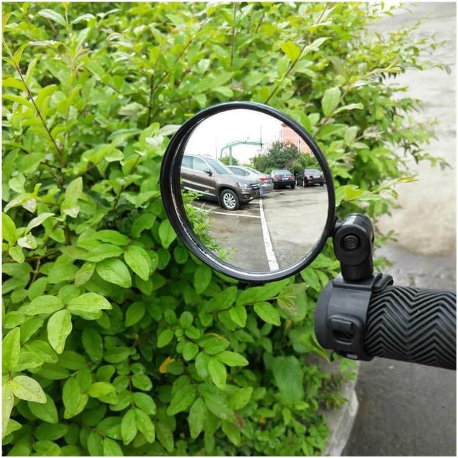 Motorcycle Mirror Universal Motorcycle Bicycle Mirror Handlebar Rearview Mirror for 360 Rotation Adjustable for Riding Cycling Mirror