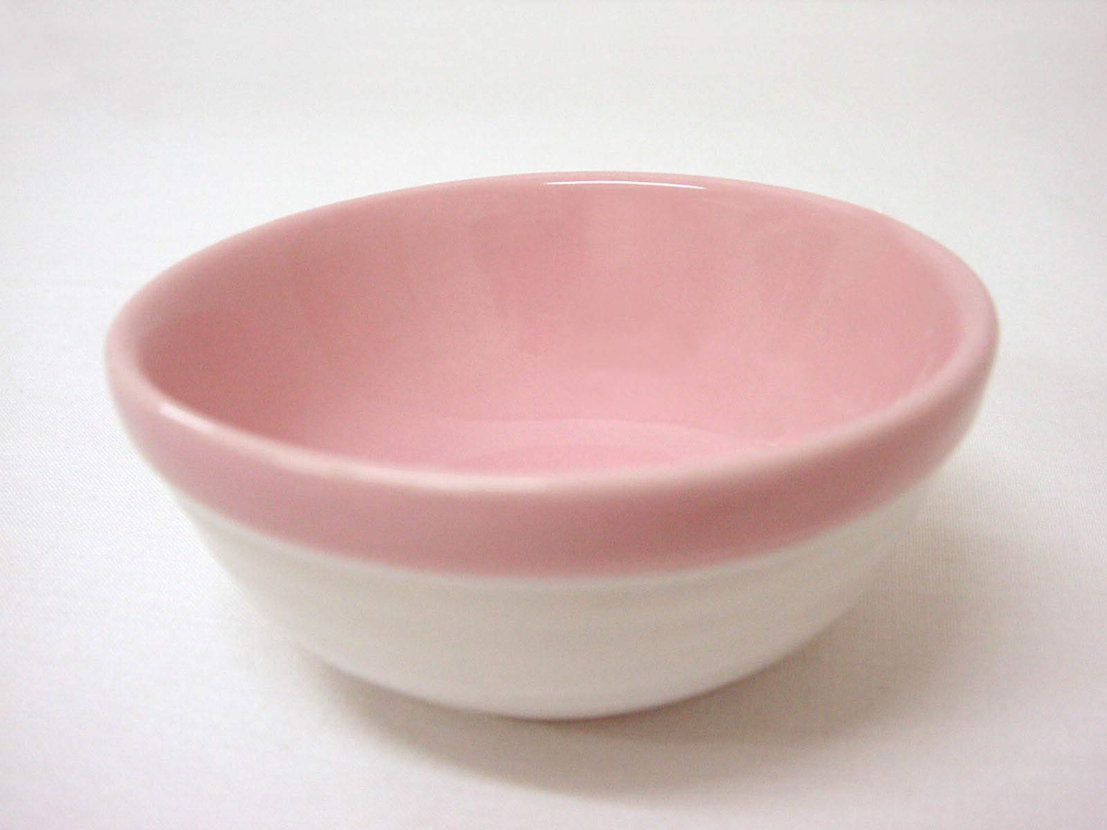 Desconocido Fondue Porcelana Chocolate Queso Carne Base 4 Cuencos Redonda Rosa 400ML + 70ML