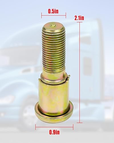 Miniatura 4 de 2 pines para puerta de automóvil para Peterbilt 330 335 359 370 378 379, kit de perno de bloqueo de puerta de repuesto 20-12972 2012972 HLK2128