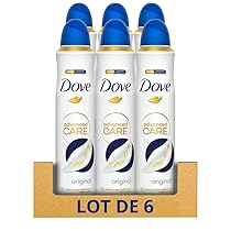 DOVE – Deodorante da donna originale Advanced Care – Spray antitraspirante – si prende cura delle ascelle quotidianamente – 72 ore di protezione (confezione da 6 x 200 ml)