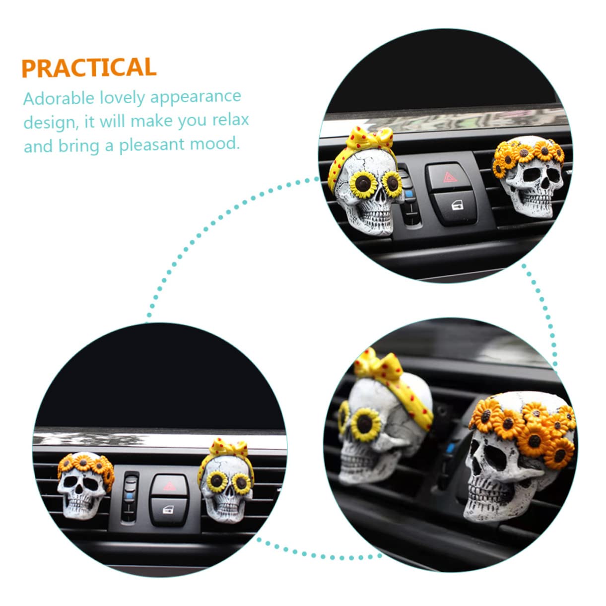 8stücke Kreative Auto Duftdiffusoren Aromatherapie Vent Clips Für Frischen Fahrzeuginnenraum Und Entspannendes Fahrerlebnis