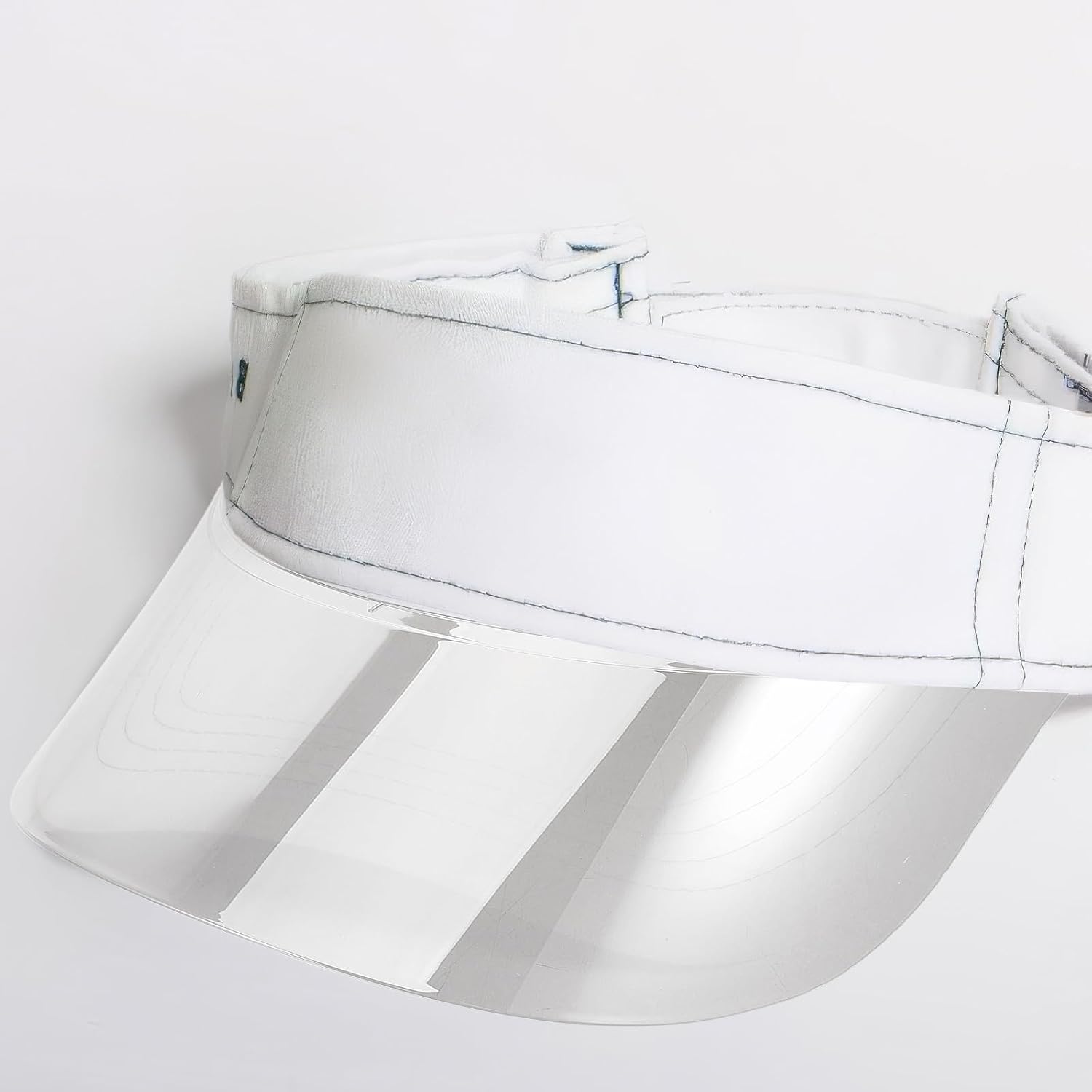 Silver Plastic Hat Brim Insert for Baseball Caps, UV Protection Replacement Visor Accessory Easy Installation, for Fitness and Yoga Outdoor Sports image 5