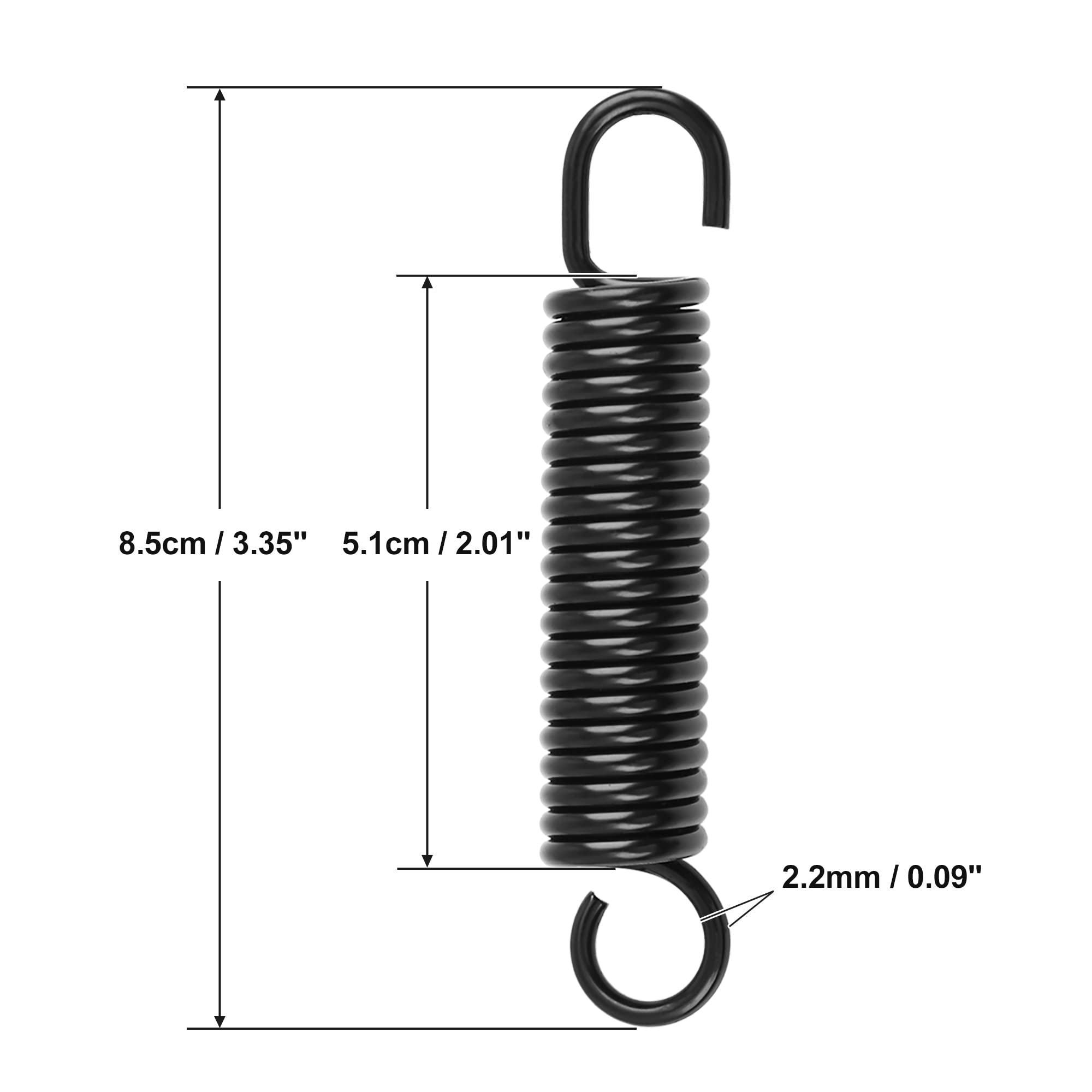 2 Ressorts De Béquille Moto 8.5cm Pour GY6-125 | Acier Résistant | Remplacement Direct | Élastique Et Durable - 9