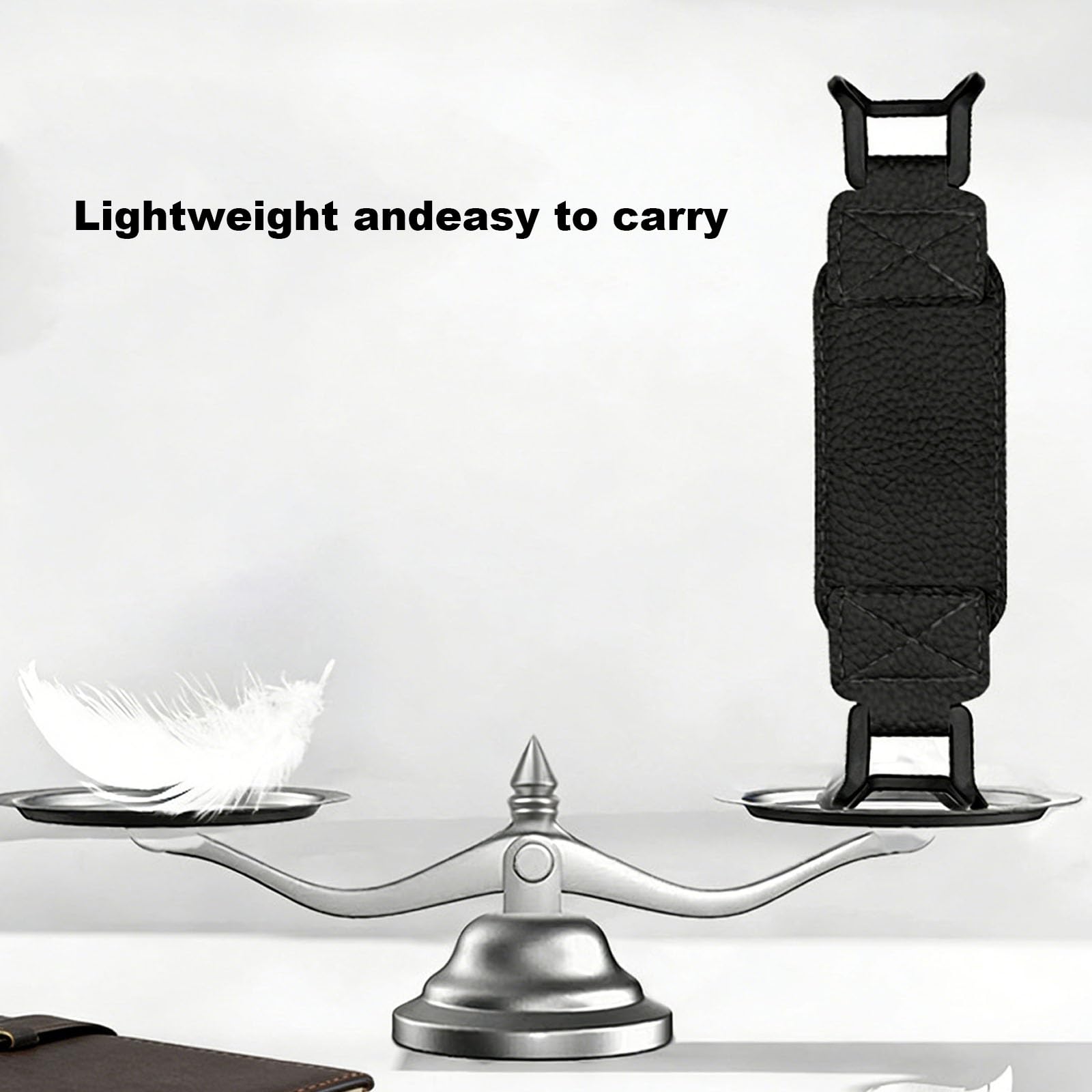Universal Soft Kin-dle Hand Strap for 6-7.5" eReaders & Tablet, Secure Kin-dle Grip Holder for Kin-dles Ko-bo Voy-aga Le-novo Sony E-Book Readers, Lightweight High-Elasticity Kindle Hand Strap (Black) — view 6